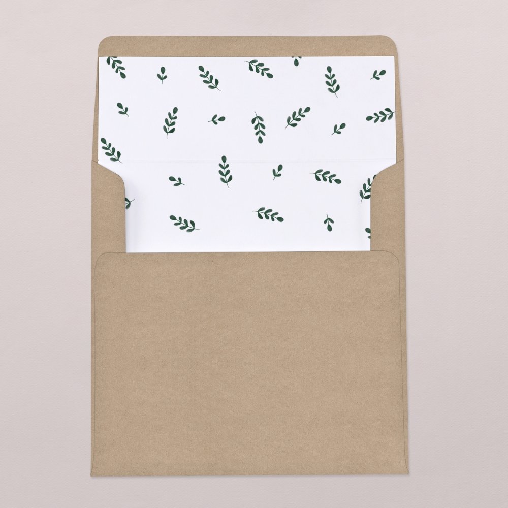 Envelope liner